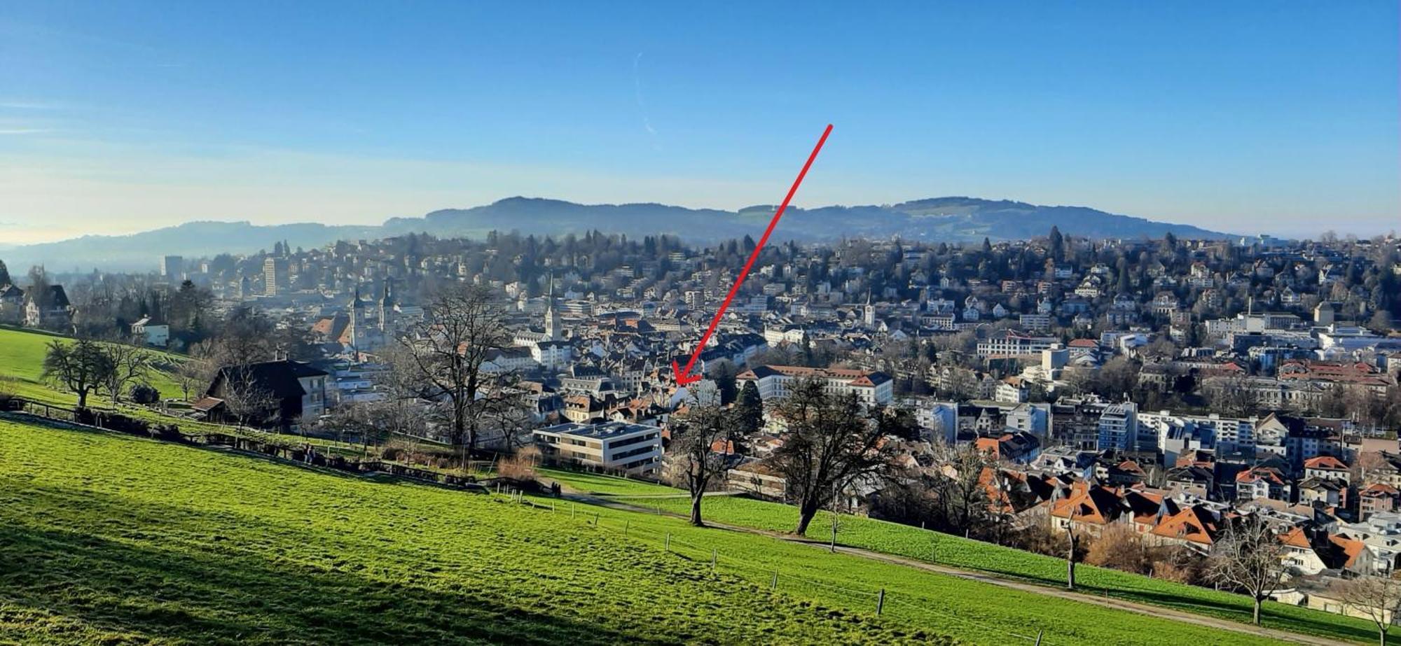 Ruhige, Neue Dachwohnung An Altstadt, Naehe Messe Sankt Gallen Eksteriør billede